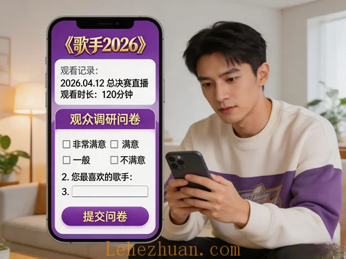 歌手2026观众线上问卷招募