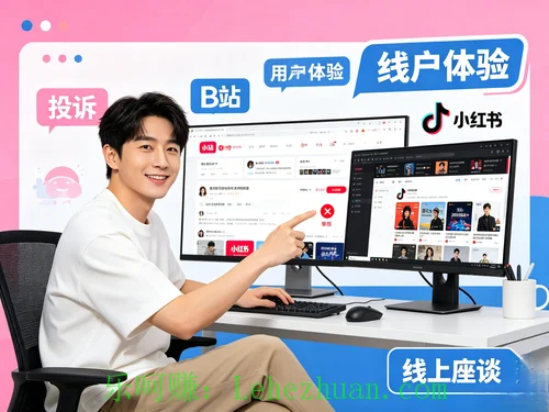 B站小红书抖音负反馈用户线上座谈会招募