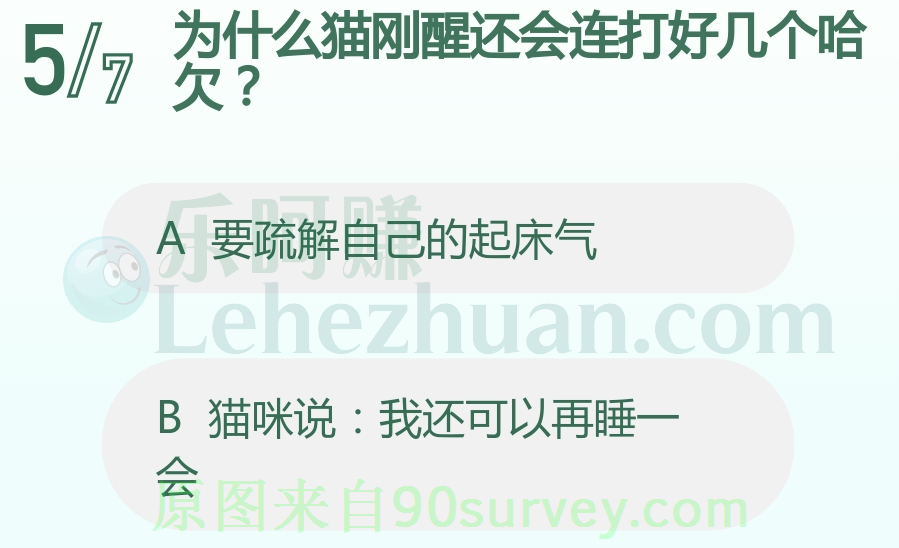 为什么猫刚醒还会连打好几个哈欠?