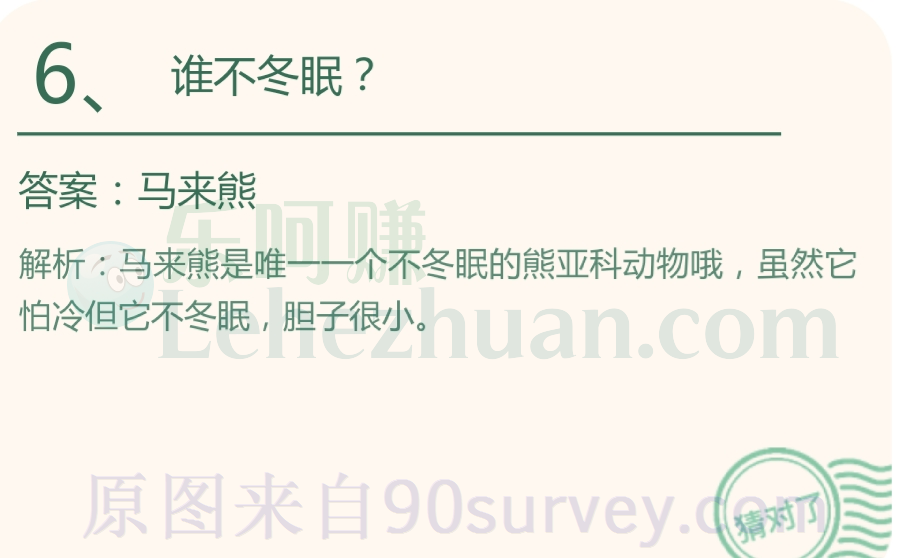 马来熊不冬眠吗？