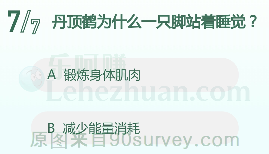 丹顶鹤为什么一只脚站着睡觉?