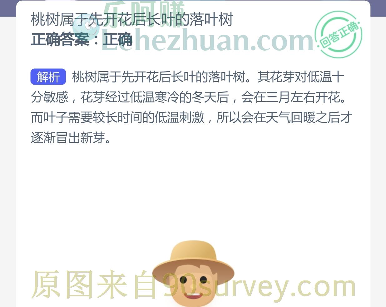 桃树是先开花后长叶的落叶树吗？