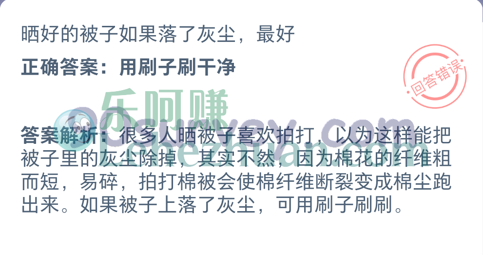 晒好的被子如果落了灰尘怎么处理