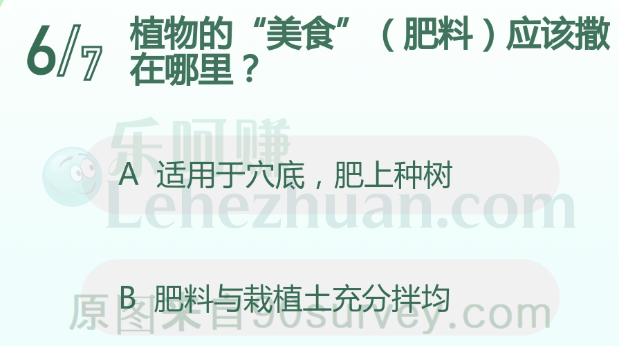 植物的“美食”(肥料)应该撒在哪里?