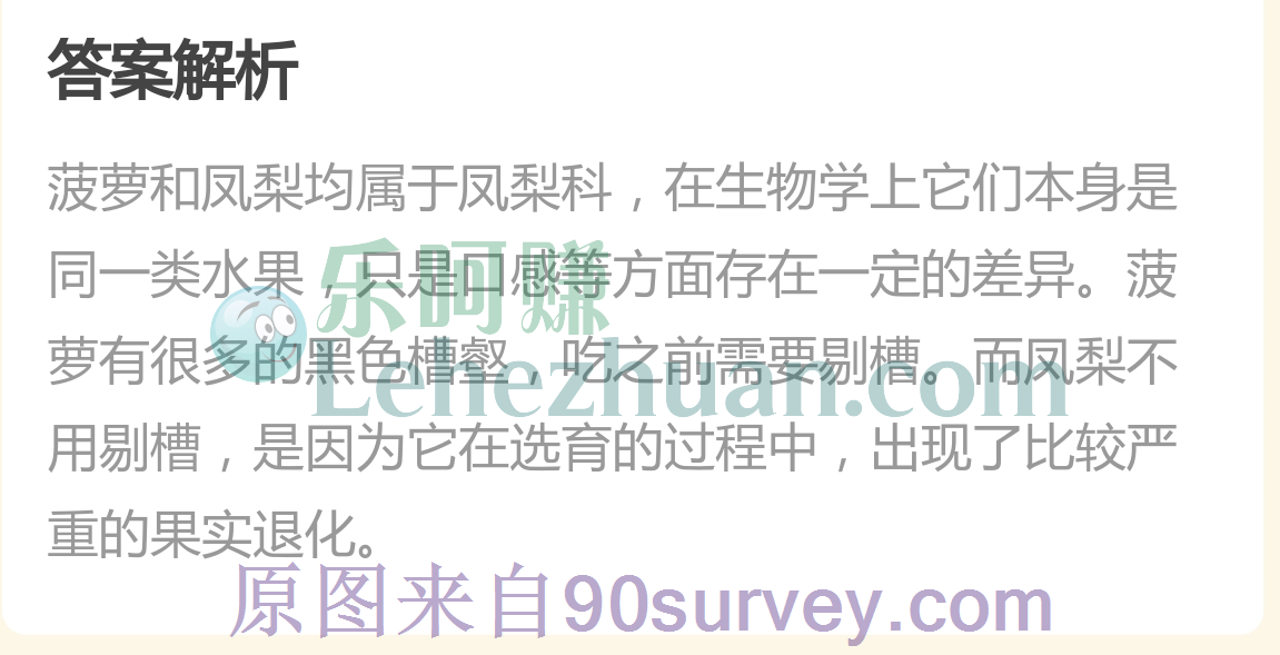 菠萝和凤梨是同一类水果吗?
