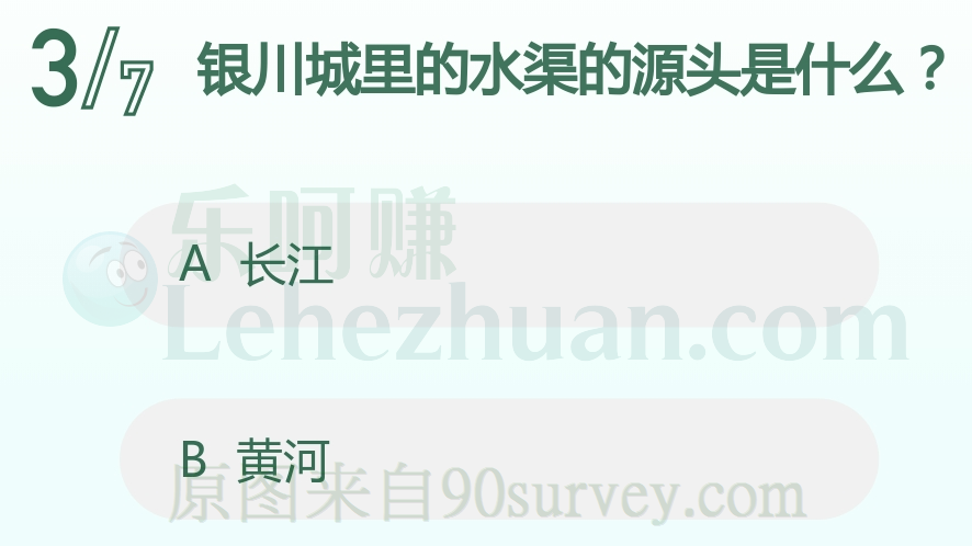 银川城里的水渠的源头是什么？