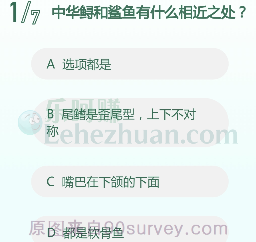 中华鲟和鲨鱼有什么相近之处?