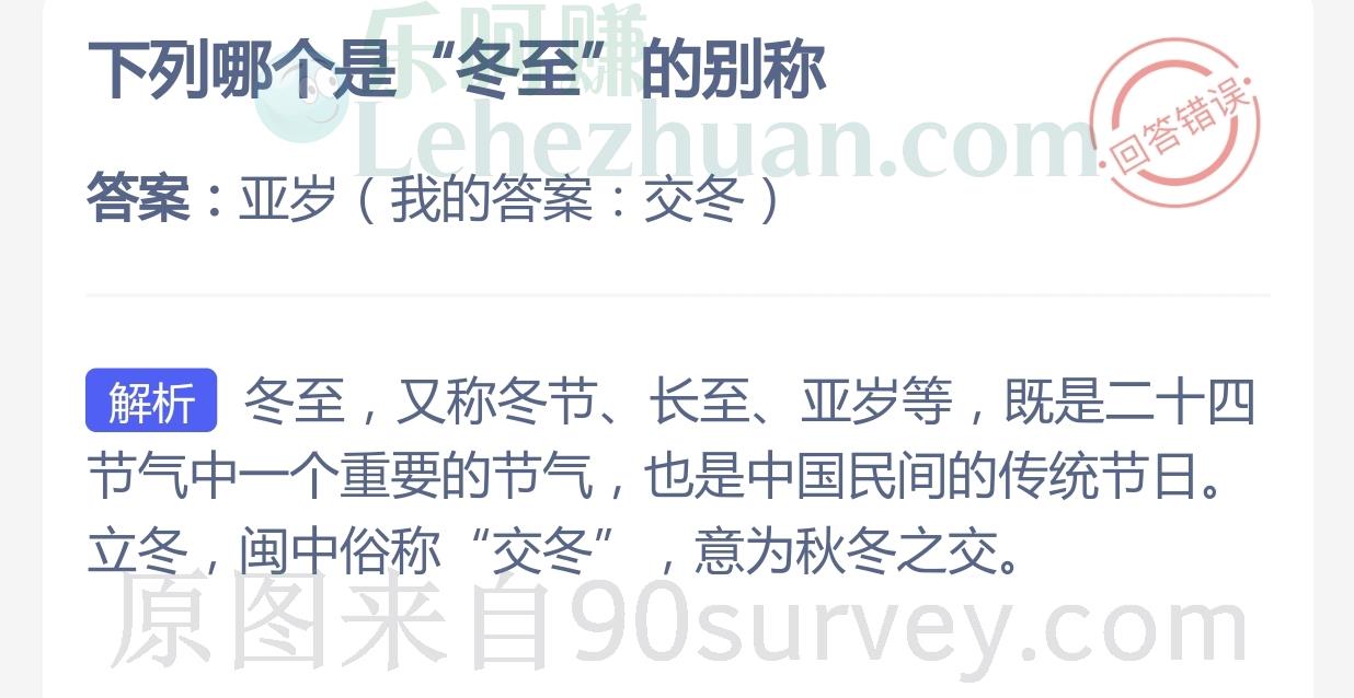下列哪个是冬至的别称?