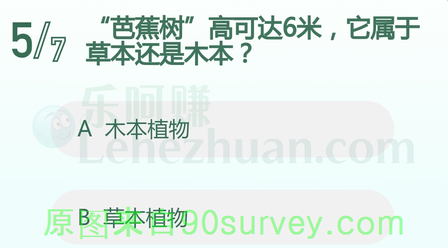 芭蕉树高可达6米，它属于草本还是木本？