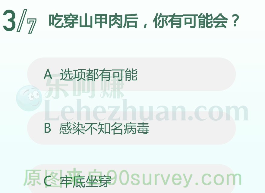 吃穿山甲肉后，你有可能会？
