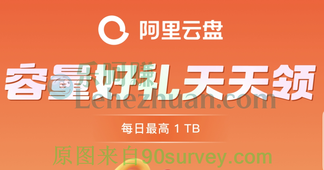每日最高1TB,阿里云盘容量好礼天天领
