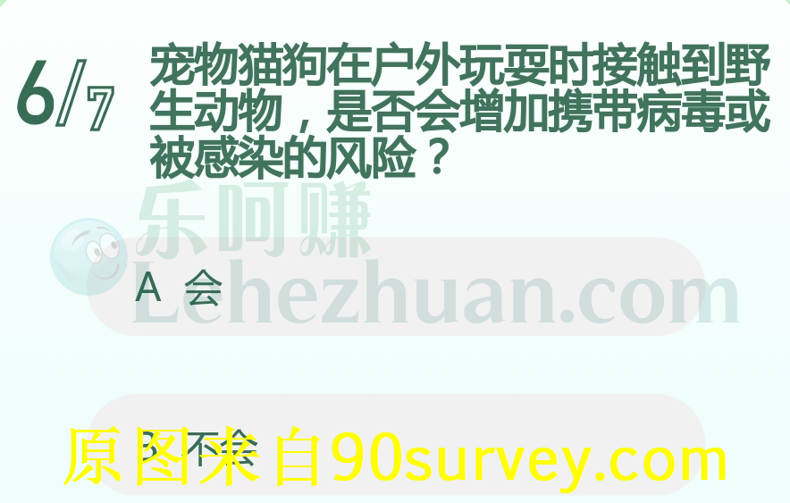 宠物猫狗在户外玩耍时接触到野生动物,是否会增加携带病毒或被感染的风险?