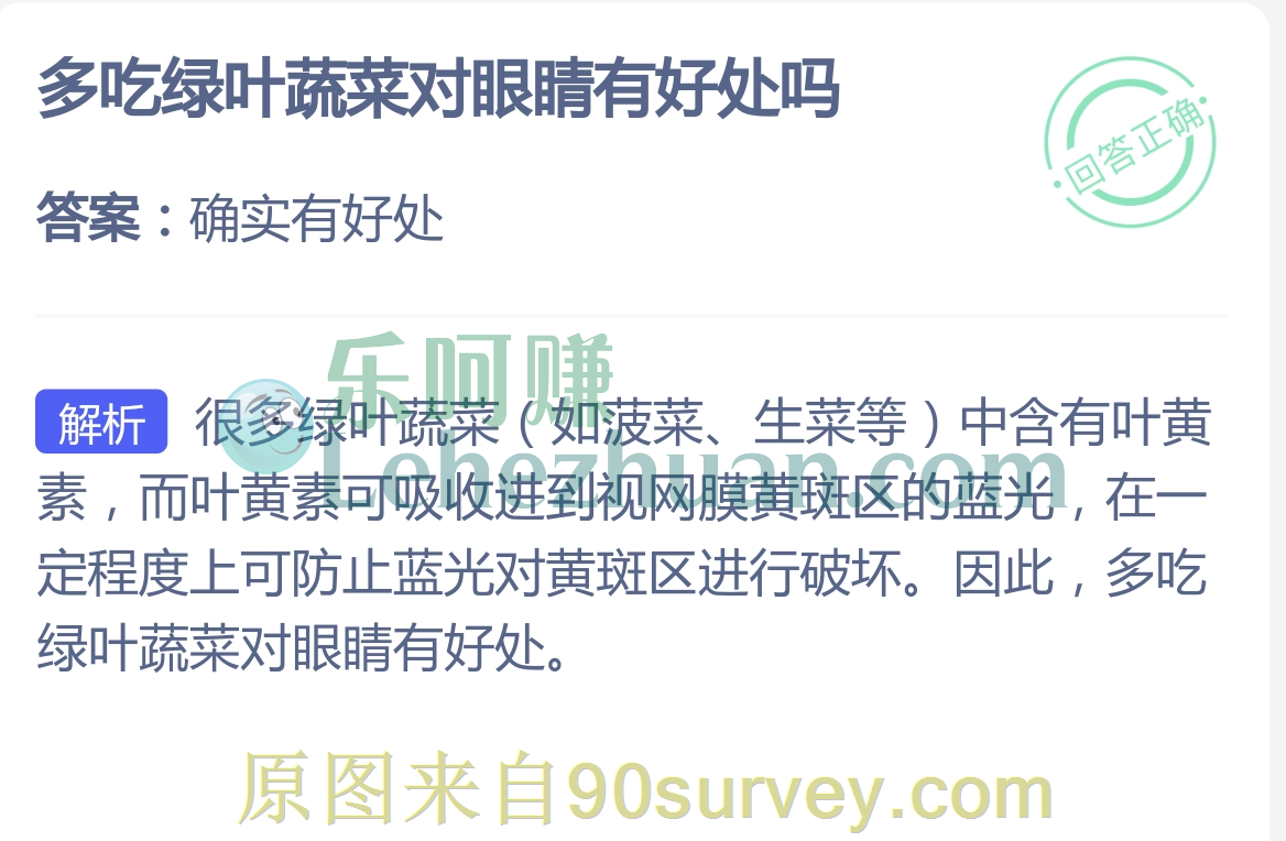 多吃绿叶蔬菜对眼睛有好处吗?