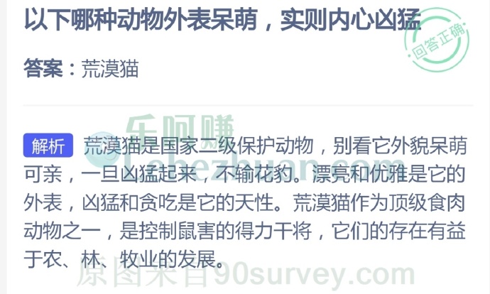 以下哪种动物外表呆萌,实则内心凶猛?