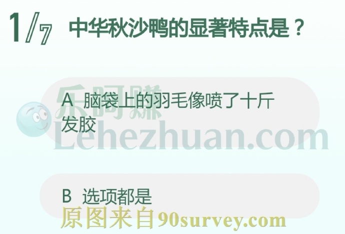 中华秋沙鸭的显著特点是?