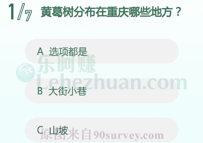 黄葛树分布在重庆哪些地方?