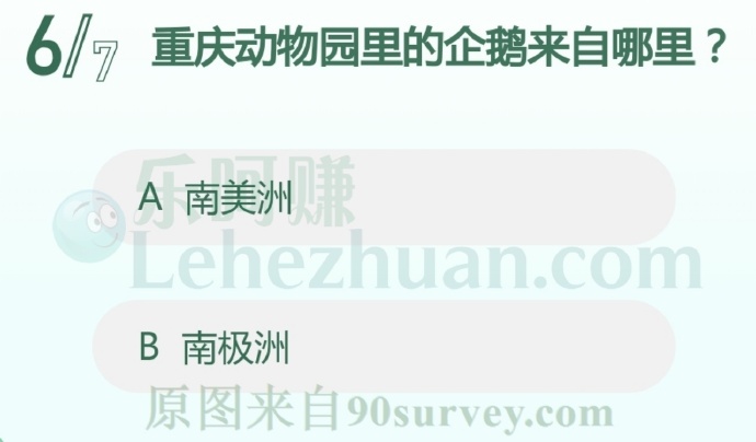 重庆动物园里的企鹅来自哪里?