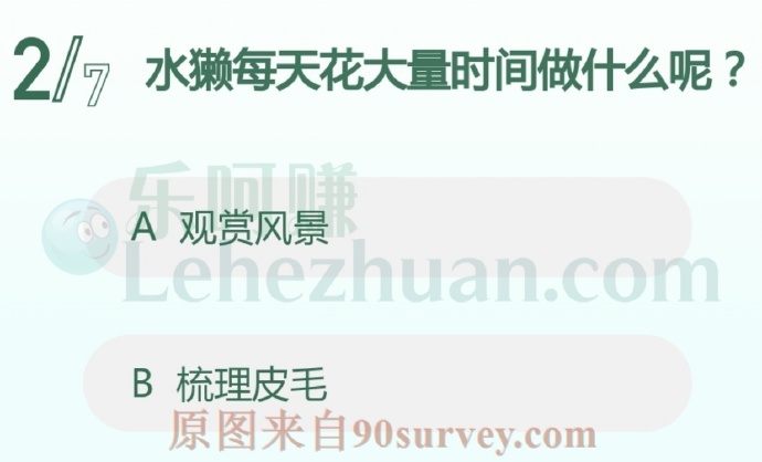 水獭每天花大量时间做什么呢?