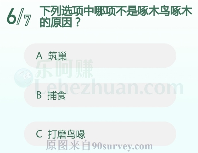 啄木鸟会啄木头捕食与挖树洞繁殖