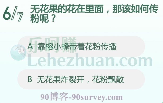 无花果的花在里面,那该如何传粉呢?