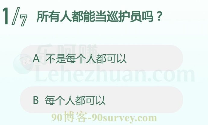 所有人都能当巡护员吗?
