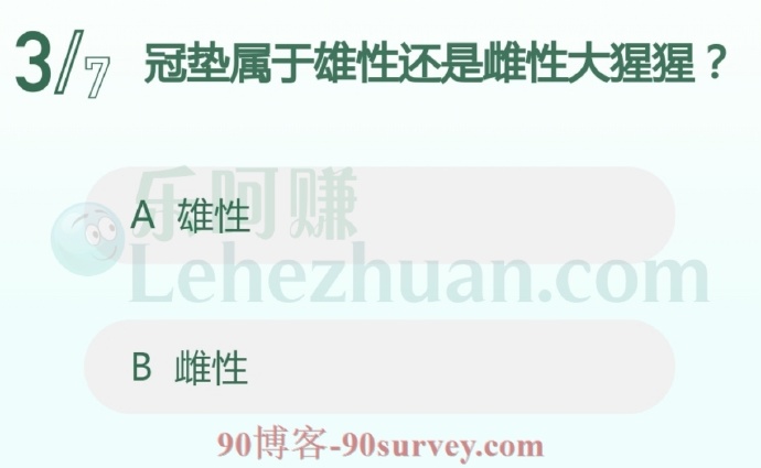 冠垫属于雄性还是雌性大猩猩?
