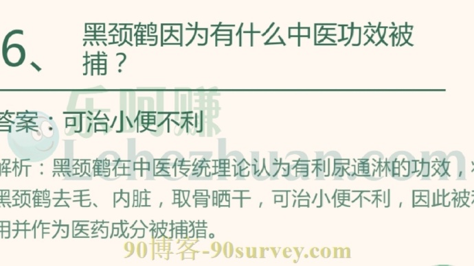 黑颈鹤因为有什么中医功效被捕?