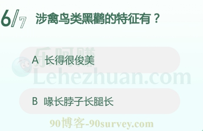涉禽鸟类黑鹳的特征有喙长脖子长腿长