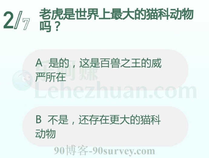 老虎是世界上最大的猫科动物吗?