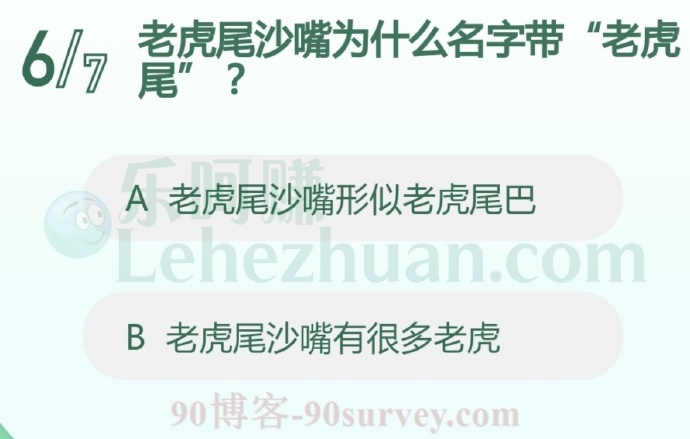 老虎尾沙嘴为什么名字带“老虎尾”?