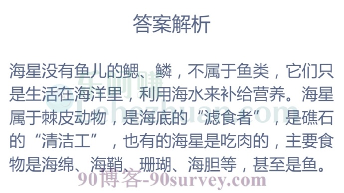 猜一猜:海星是鱼类吗?