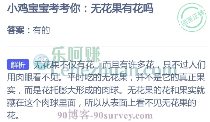 小鸡宝宝考考你:无花果有花吗?