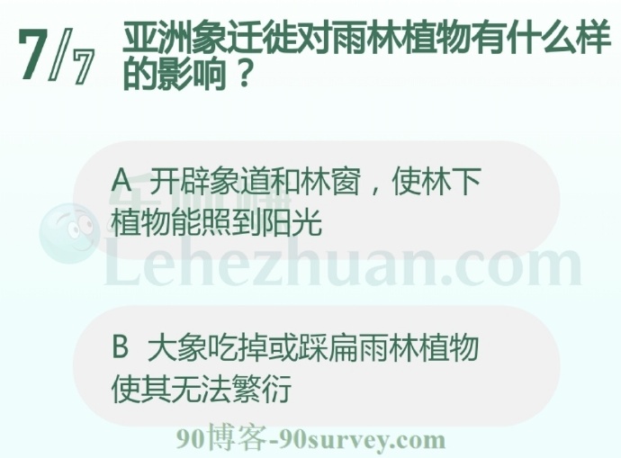 亚洲象迁徙对雨林植物有什么样的影响?