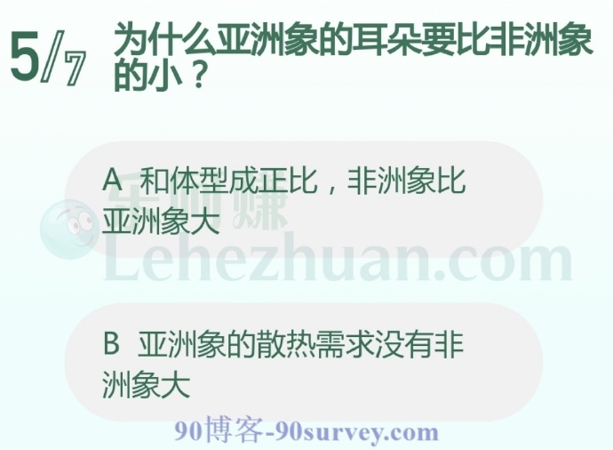为什么亚洲象的耳朵要比非洲象的小?
