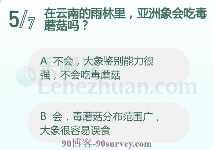 在云南的雨林里,亚洲象会吃毒蘑菇吗?