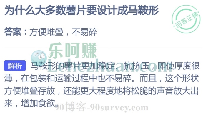 为什么大多数薯片要设计成马鞍形?