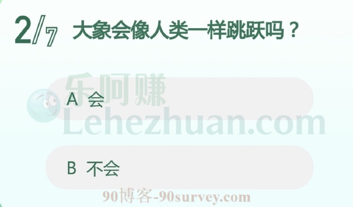 大象会像人类一样跳跃吗?