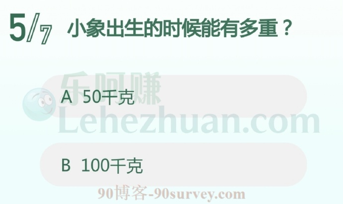 亚洲象刚出生的小象体重约100公斤
