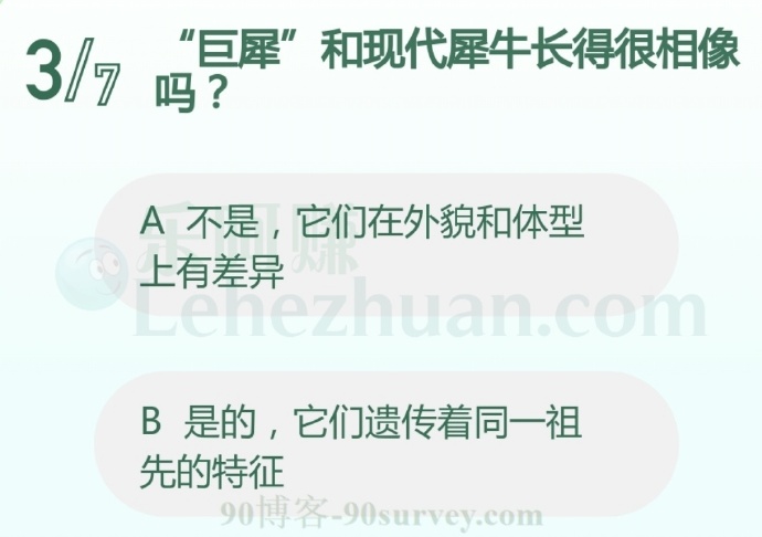 “巨犀”和现代犀牛长得很相像吗?