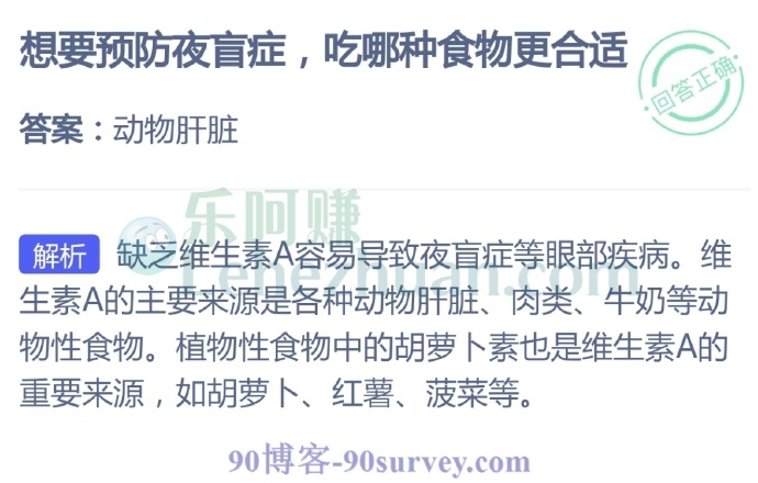 想要预防夜盲症,吃哪种食物更合适?