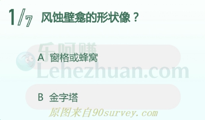风蚀壁龛的形状像什么?