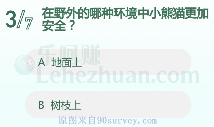 在野外的哪种环境中小熊猫更加安全?