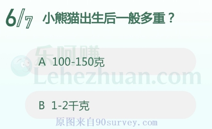 小熊猫出生后一般多重?