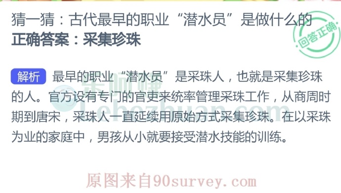 古代最早的职业“潜水员”是做什么的?