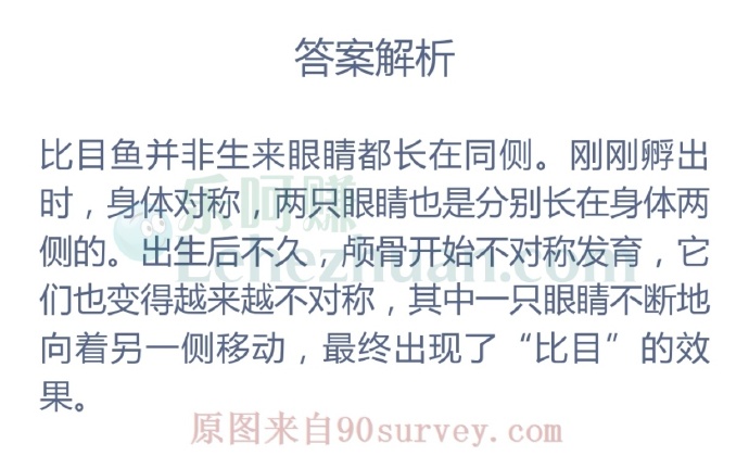 比目鱼的眼睛天生就长在同一侧吗?