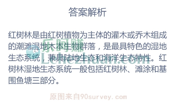 红树林属于什么生态系统?