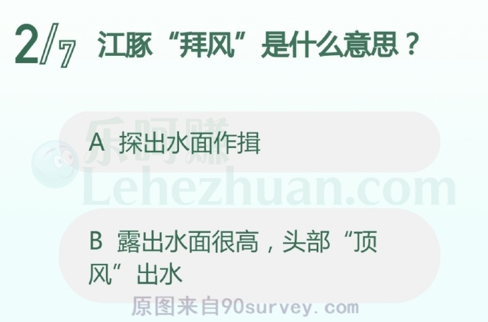 江豚“拜风”是什么意思?