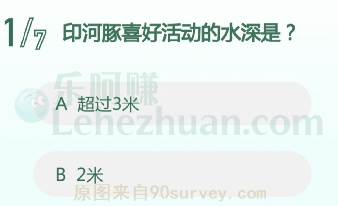 印河豚喜好活动的水深是?