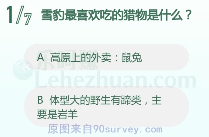 雪豹最喜欢吃的猎物是什么?