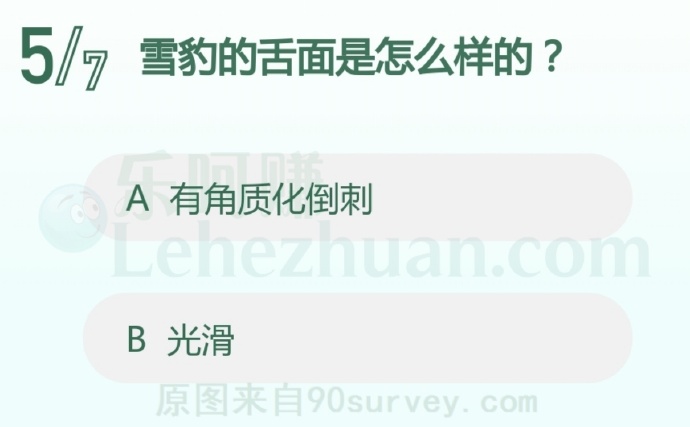 雪豹的舌面是怎么样的?